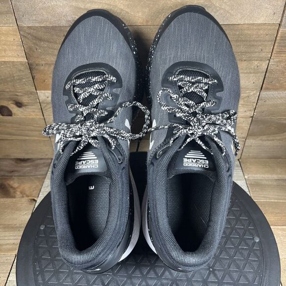 UNDER ARMOUR Charged Escape 3 Women’s Size 9 Black Gray Running Shoes Lace Up - Picture 5 of 10